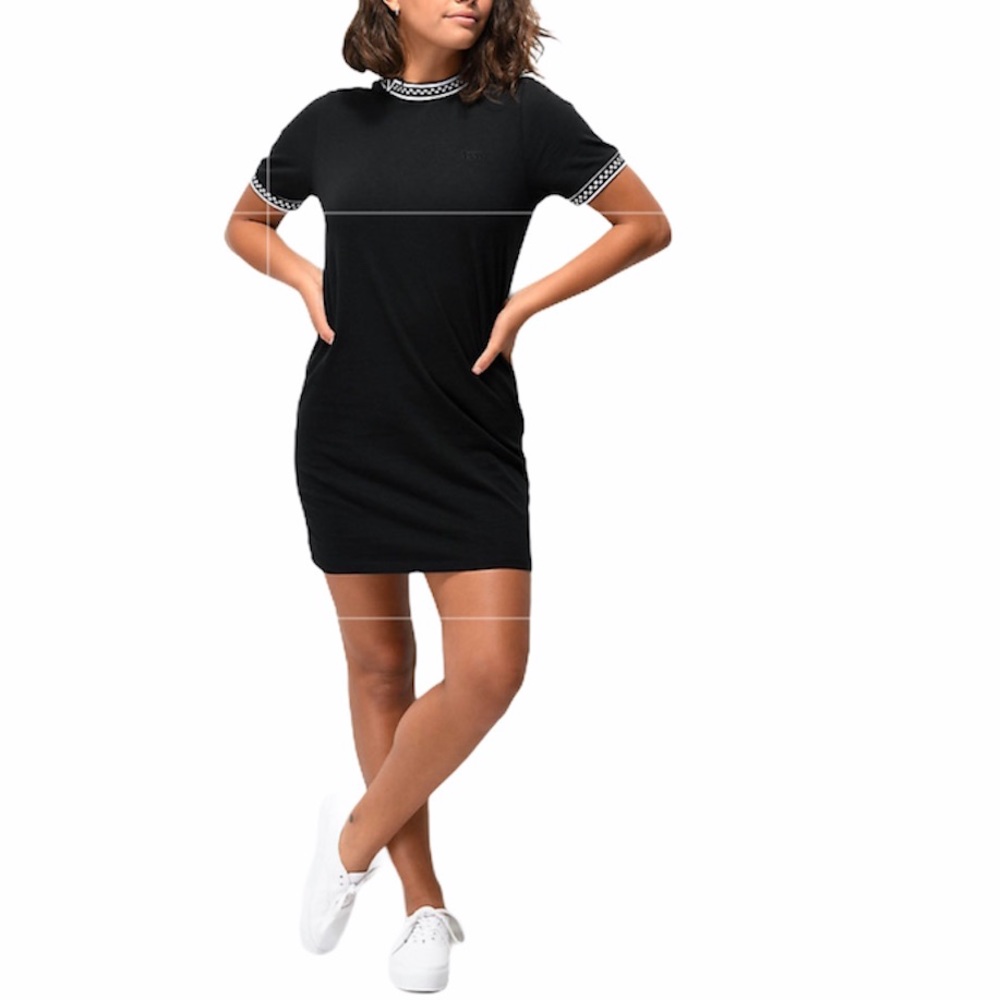 VANS High Roller V Midi Women’s Dress Black - Picture 3 of 7